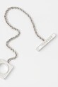 Stříbrný náramek Tom Wood Square Rope Bracelet 101430. stříbrná AW25