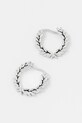 Fred Perry gold-plated earrings silver MS8707