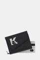Akcesoria Karl Lagerfeld Jeans portfel skórzany A4W30164 czarny