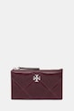 Kožená peňaženka Tory Burch Kira Diamond Quilt usňová koža červená 174398.500