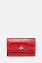 Tory Burch carcasă cardului Kira Croc Flap Card uni rosu 174403.600