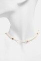 Akcesoria Tory Burch naszyjnik Kira Pearl Necklace 171218.137 biały