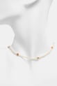 Αξεσουάρ Κολιέ Tory Burch Kira Pearl Necklace 171218.137 λευκό