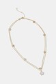 Tory Burch naszyjnik pozłacany Layered Flower złoty 171101.700