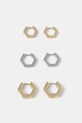 Сережки AllSaints 3 шт 3 шт золотой 37549288TWO974