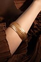 Lilou brățară placată cu aur Snake 262/BRA/NO1/PO aur AW25