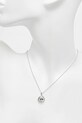 Akcesoria NEIGHBORHOOD naszyjnik srebrny SILVER BUTTON NECKLACE 252IVNH.AC03 srebrny