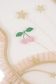 Konges Sløjd kostium wróżki FAIRY FRILL COSTUME beżowy KS103806.9BYA