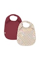 Детский слюнявчик Konges Sløjd 2 PACK GLITTER DINNER BIB WITH FRILL 2 шт 2 шт бордо KS103639.9BYA