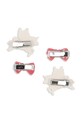 Otroška sponka za lase Konges Sløjd 4 PACK UNICORN BOW HAIR CLIP KS103662.9BYA pisana AW25