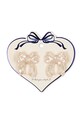 Konges Sløjd spinki do włosów dziecięce 2 PACK SEQUIN BOW HAIR CLIP beżowy KS103649.9BYA