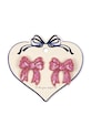 Konges Sløjd spinki do włosów dziecięce 2 PACK SEQUIN BOW HAIR CLIP różowy KS103649.9BYA