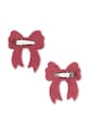 Dziewczynka Konges Sløjd spinki do włosów dziecięce 2 PACK SEQUIN BOW HAIR CLIP KS103649.9BYA różowy