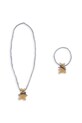 Konges Sløjd bijuterie TEDDY NECKLACE AND BRACELET SET KS104010.9BYA aur AW25