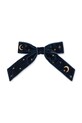 Dziewczynka Konges Sløjd spinka do włosów VELVET BOW PEARLY HAIR CLIP KS104031.9BYA granatowy