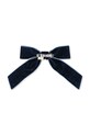 Konges Sløjd spinka do włosów VELVET BOW PEARLY HAIR CLIP granatowy KS104031.9BYA