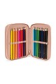 Dziewczynka Konges Sløjd piórnik CLOVER PENCIL CASE KS103456.G.9BYA różowy