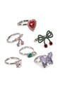 Konges Sløjd pierścionki dziecięce DREAMY RING SET 14 PCS multicolor KS103255.9BYA