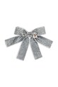 Dziewczynka Konges Sløjd spinka do włosów GLITTER VELVET DOUBLE BOW HAIR BARRETTE KS104309.9BYA niebieski