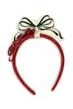 Детская повязка для волос Konges Sløjd VELVET BOW HAIRBRACE красный KS104462.9BYA