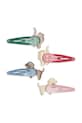 Dziewczynka Konges Sløjd spinki do włosów dziecięce 4 PACK CATS & DOGS HAIR CLIP 4-pack KS105196.9BYA multicolor