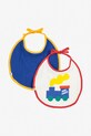 Βρεφική σαλιάρα Bobo Choses 2-pack 2-pack μπλε 225AH027