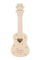 Konges Sløjd zabawka dziecięca UKULELE GLOSSY FSC beżowy KS104025.9BYA
