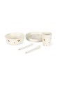 Konges Sløjd zestaw naczyń dla dzieci DINNER SET Produkt niemowlęcy beżowy KS103768.9BYA
