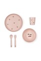 Konges Sløjd zestaw naczyń dla dzieci DINNER SET KS103768.9BYA różowy AW25