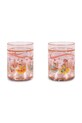 Konges Sløjd zestaw kubków 2 PACK GLITTER CUPS 2-pack pomarańczowy KS103638.9BYA