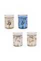 Komplet skodelic Konges Sløjd 4 PACK GLITTER CUPS 180 ml 4-pack modra KS103658.9BYA