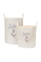 Konges Sløjd kosz do przechowywania TOY STORAGE BAGS SET 2-pack niebieski KS104018.9BYA