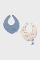 Mayoral Newborn śliniak niemowlęcy 2-pack 2-pack niebieski 9949.1A.Newborn.9BYA