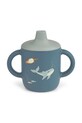 Detský hrnček Liewood Neil Sippy Cup LW13060.9BYA modrá AW25