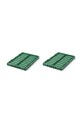 Liewood pojemnik do przechowywania Weston Storage Box M 2-pack 2-pack LW14677.9BYA zielony AW25