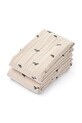 Liewood pieluszka niemowlęca bawełniana Lewis Muslin Cloth 2-pack Produkt niemowlęcy beżowy LW14907.9BYA