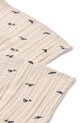 Liewood pieluszka niemowlęca bawełniana Lewis Muslin Cloth 2-pack LW14907.9BYA beżowy AW25