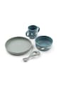 Liewood zestaw naczyń dla dzieci Vivi Printed Tableware Set niebieski LW15135.9BYA