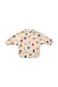 Παιδική κάπα Liewood Merle Printed Cape Bib Βρεφικό προϊόν μπεζ LW18136.9BYA