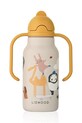 Θερμός Liewood Kimmie Water Bottle 250 ml κίτρινο LW19618.9BYA