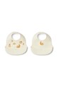 Βρεφική σαλιάρα Liewood Ember Printed Bib 2-pack 2-pack 2-pack μπεζ LW20119.9BYA