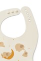 Βρεφική σαλιάρα Liewood Ember Printed Bib 2-pack 2-pack LW20119.9BYA μπεζ AW25