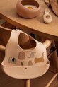 Βρεφική σαλιάρα Liewood Ember Printed Bib 2-pack 2-pack μπεζ LW20119.9BYA