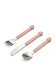 Liewood zestaw sztućców dla dzieci Tove Peach Cutlery Set pomarańczowy LW20125.9BYA