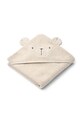 Πετσέτα Liewood Albert Polarbear Hooded towel Βρεφικό προϊόν μπεζ LW20310.9BYA