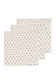 Konges Sløjd pieluszka niemowlęca bawełniana MUSLIN CLOTH GOTS 3-pack beżowy KS104186.9BYA
