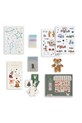 Chłopiec Konges Sløjd kalendarz adwentowy dla dzieci CHRISTMAS CALENDAR WITH 24 GIFTS KS104251.9BYA granatowy