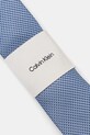 Akcesoria Calvin Klein krawat z dodatkiem jedwabiu CK2111E001 niebieski