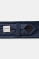 Calvin Klein krawat z dodatkiem jedwabiu CK2111E001 granatowy AW25