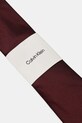 Akcesoria Calvin Klein krawat z dodatkiem jedwabiu CK2111E001 bordowy